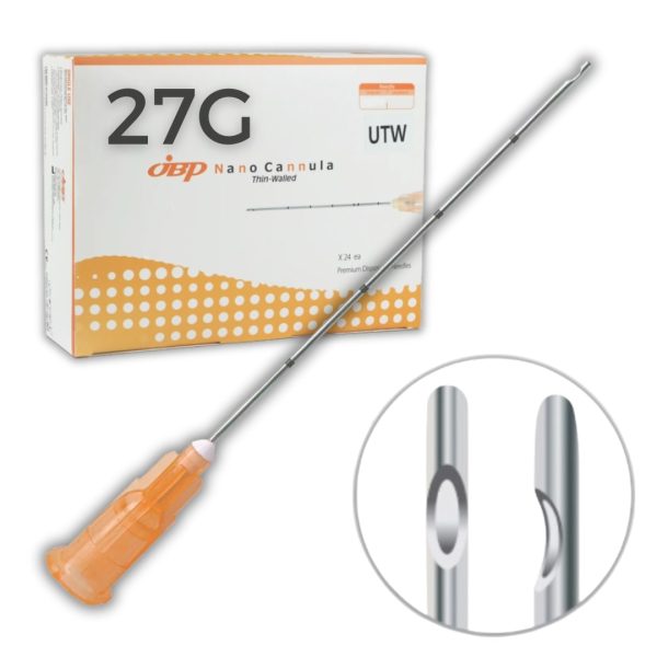 JBP Nano Cannula 27G 50mm UTW (1 needle)